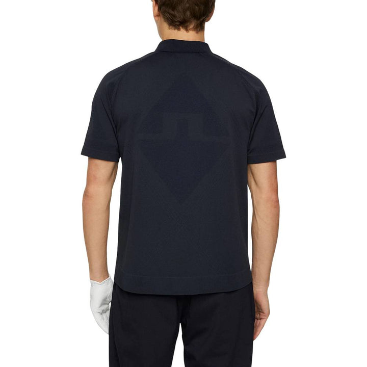 J.Lindeberg Sanny Seamless Golf Polo JL Navy - SS25 Men
