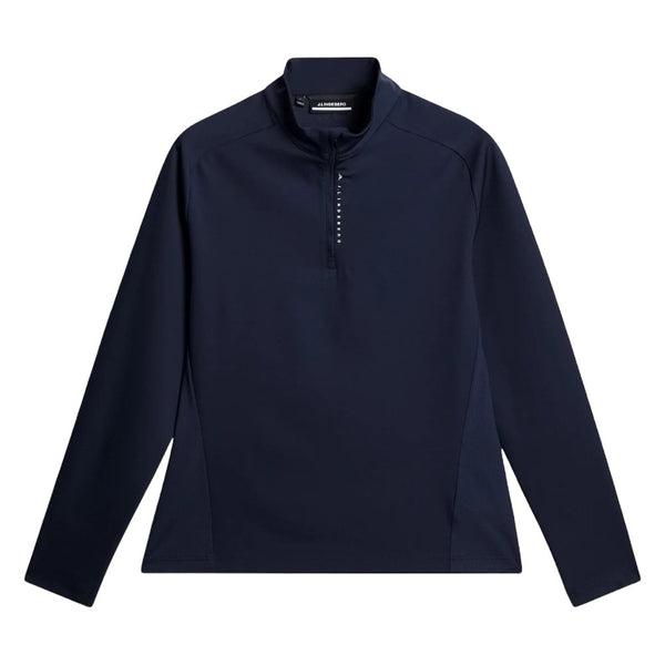 J.Lindeberg Mathias Zip Mid Layer Golf Pullover JL Navy - SH25 Men