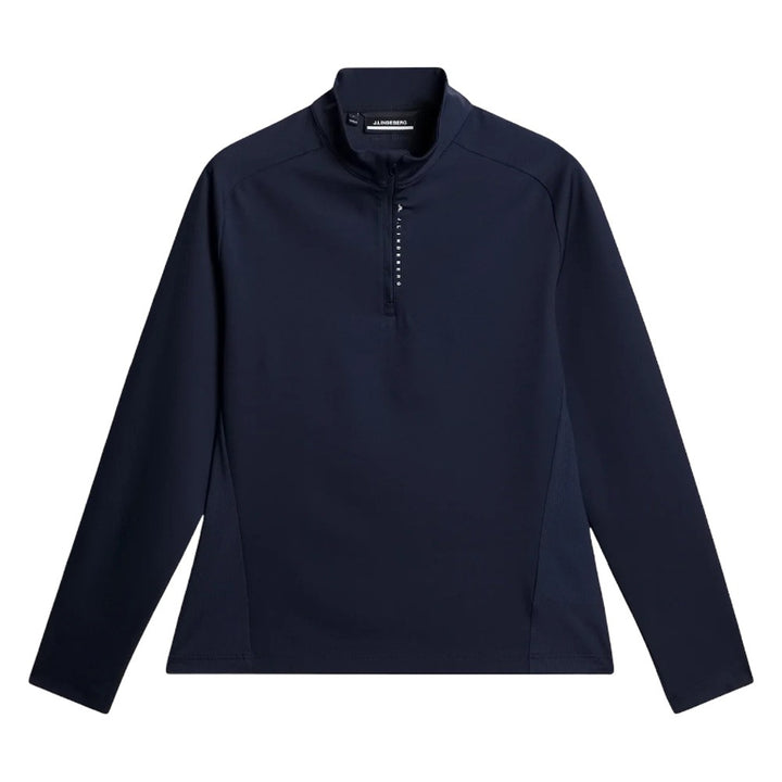 J.Lindeberg Mathias Zip Mid Layer Golf Pullover JL Navy - SH25 Men