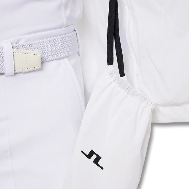 J.Lindeberg Ash Light Packable Golf Jacket White - SS25 Men