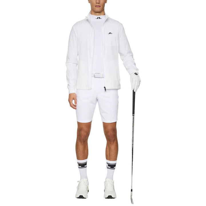 J.Lindeberg Ash Light Packable Golf Jacket White - SS25 Men