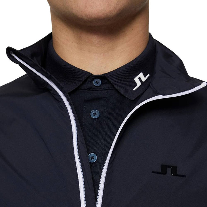 J.Lindeberg Ash Light Packable Golf Jacket JL Navy - SS25 Men