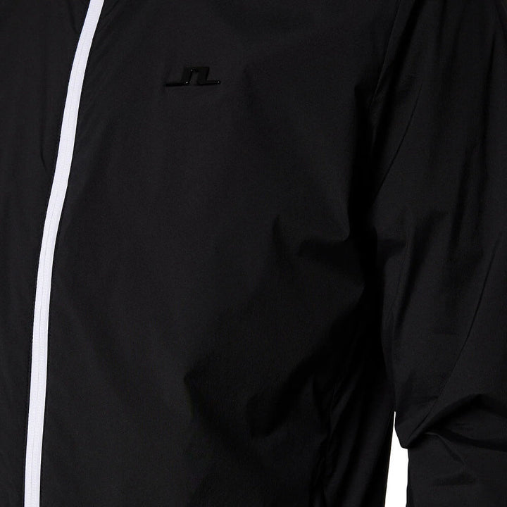 J.Lindeberg Ash Light Packable Golf Jacket Black - SS25 Men