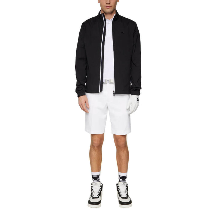 J.Lindeberg Ash Light Packable Golf Jacket Black - SS25 Men