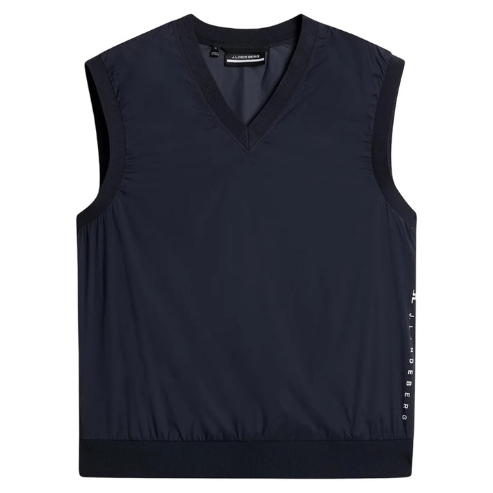 J.Lindeberg Hybrid Windbreaker Golf Vest JL Navy - SS25 Men