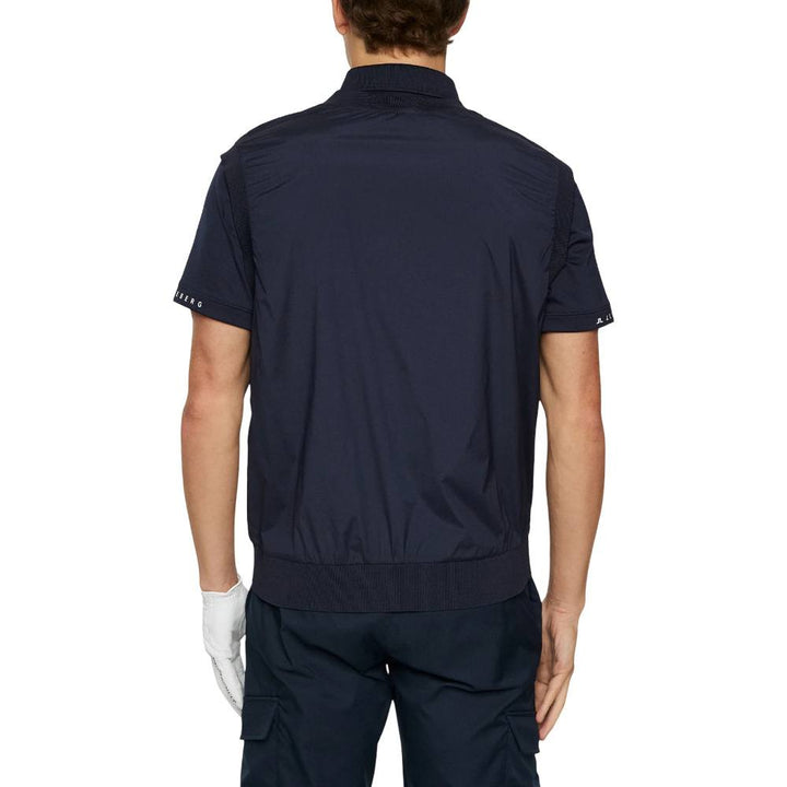 J.Lindeberg Hybrid Windbreaker Golf Vest JL Navy - SS25 Men