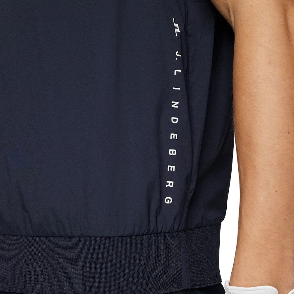 J.Lindeberg Hybrid Windbreaker Golf Vest JL Navy - SS25 Men – Golfio