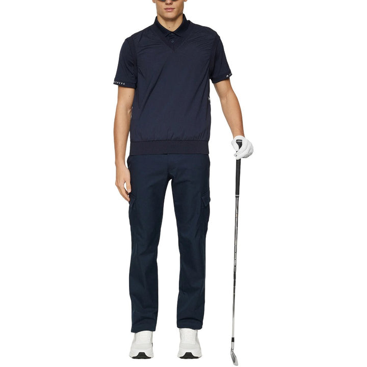 J.Lindeberg Hybrid Windbreaker Golf Vest JL Navy - SS25 Men