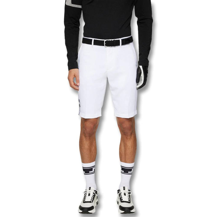 J.Lindeberg Heath Golf Shorts White - SS25 Men
