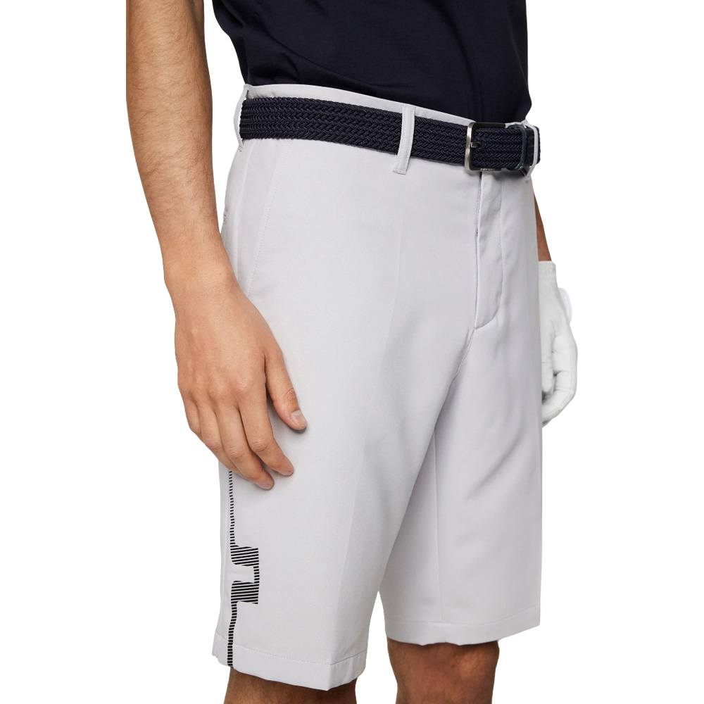J.Lindeberg Heath Golf Shorts Light Grey Melange - SS25 Men – Golfio