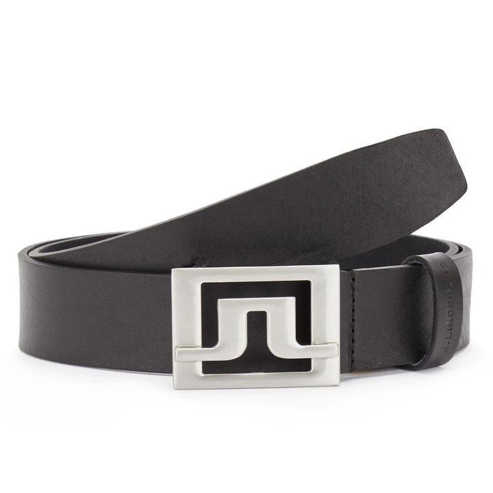 J.Lindeberg Slater Pro Leather Golf Belt Black - SS25 Men