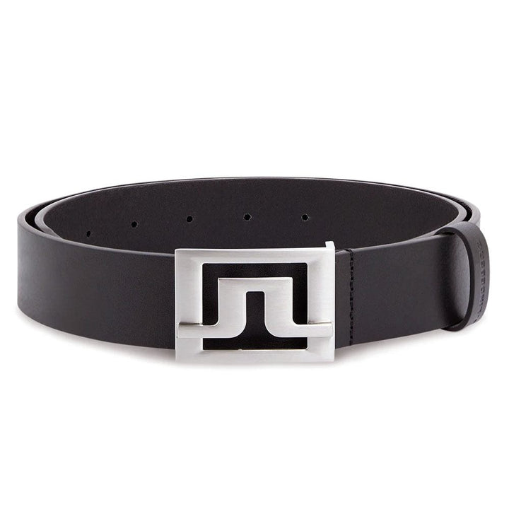 J.Lindeberg Slater Pro Leather Golf Belt Black - SS25 Men