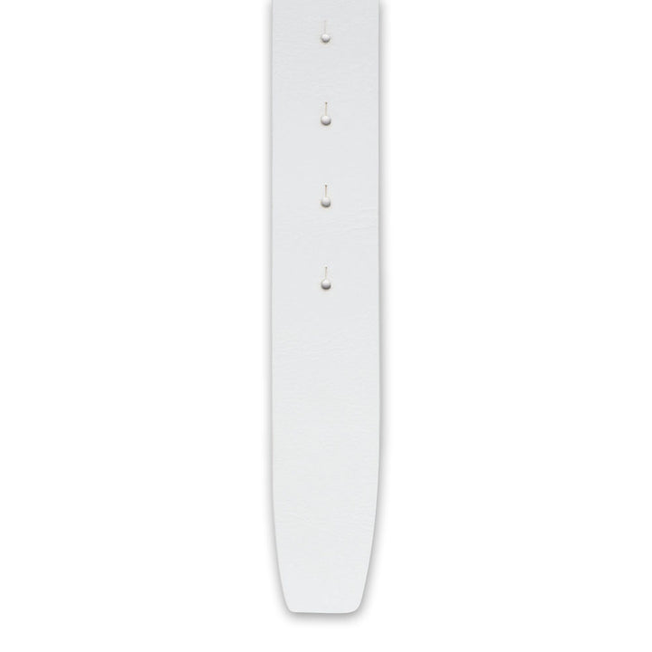 J.Lindeberg Slater White Leather Golf Belt White - SS25 Men