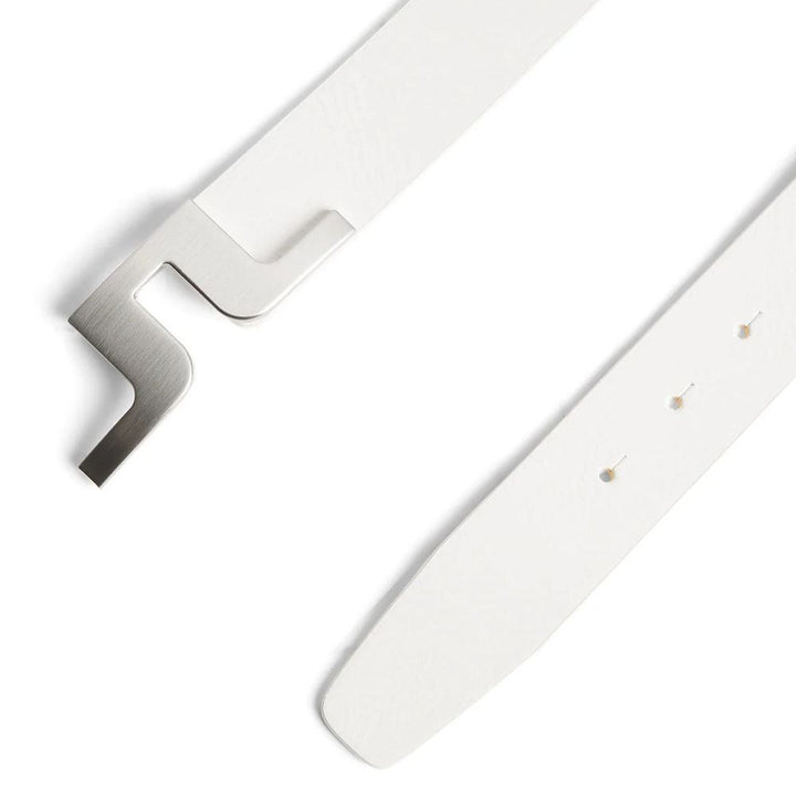 J.Lindeberg Bridger Golf Belt White - SS25 Men