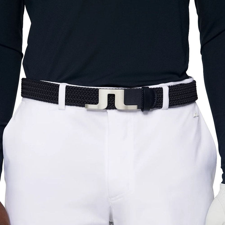 J.Lindeberg Berry Elastic Golf Belt JL Navy - SS25 Men