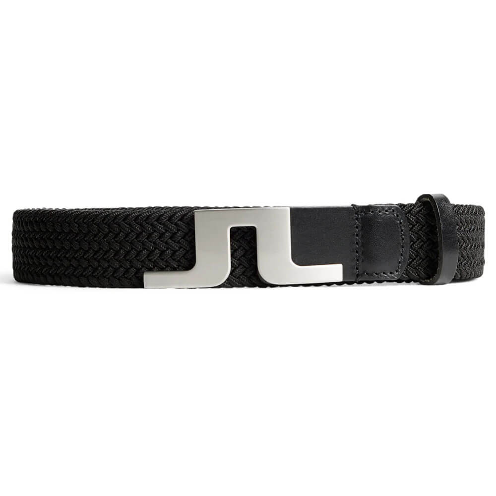 J.Lindeberg Berry Elastic Golf Belt Black - SS25 Men