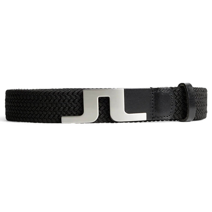 J.Lindeberg Berry Elastic Golf Belt Black - SS25 Men