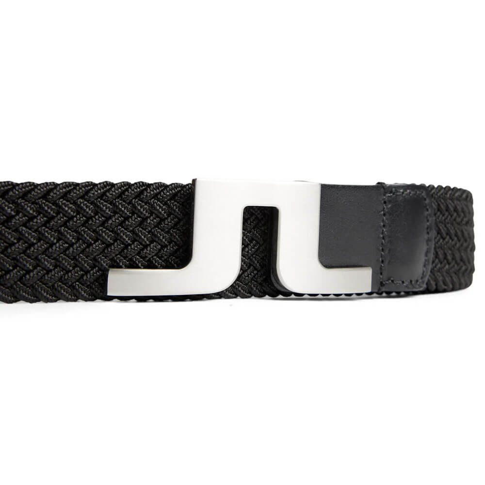 J.Lindeberg Berry Elastic Golf Belt Black - SS25 Men