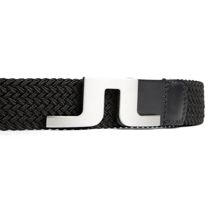 J.Lindeberg Berry Elastic Golf Belt Black - SS25 Men