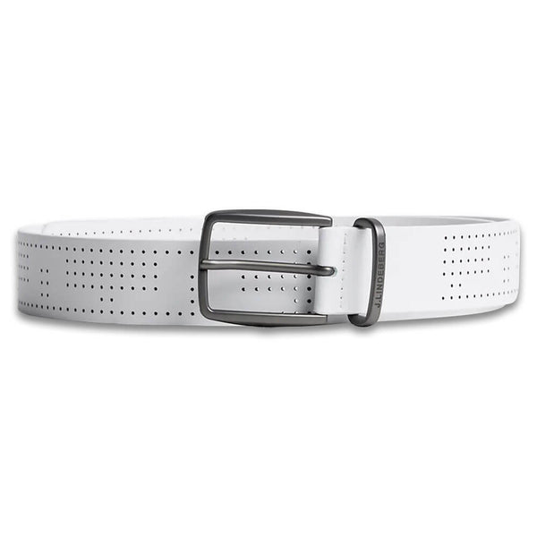 J.Lindeberg Vent Golf Belt White - SS25 Men