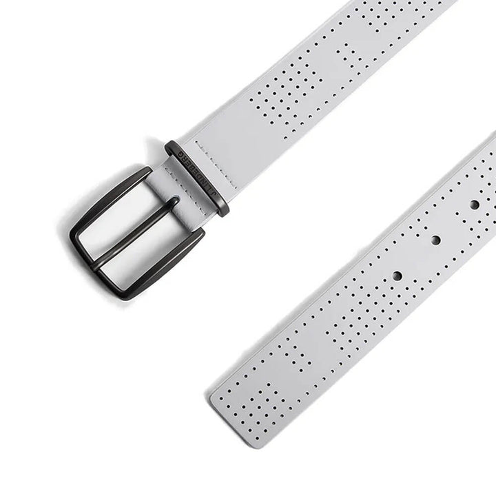 J.Lindeberg Vent Golf Belt White - SS25 Men