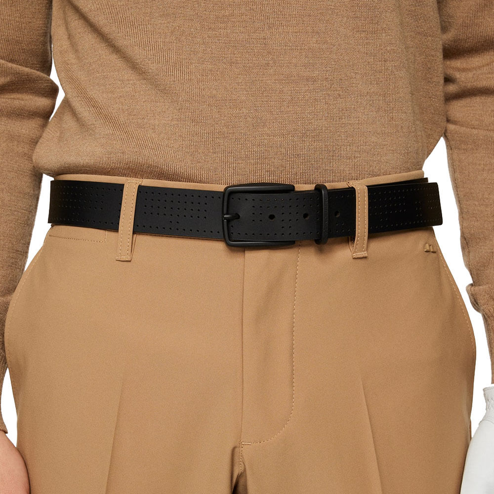 J.Lindeberg Vent Golf Belt Black - SS25 Men
