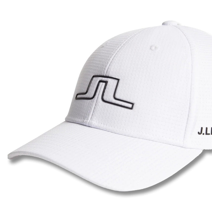 J.Lindeberg Caden Golf Cap White - SS25 Men