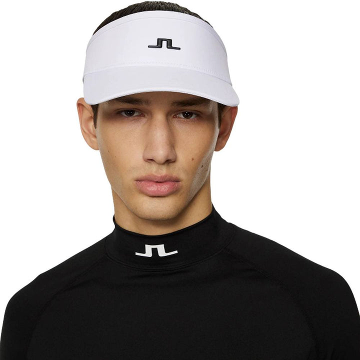J.Lindeberg Yaden Golf Visor White - SS25 Men