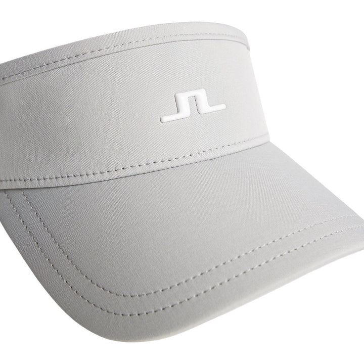 J.Lindeberg Yaden Golf Visor Light Grey Melange - SS25 Men