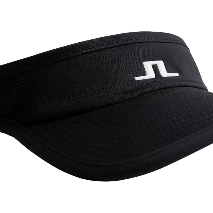 J.Lindeberg Gain Golf Visor Black - SS25 Men