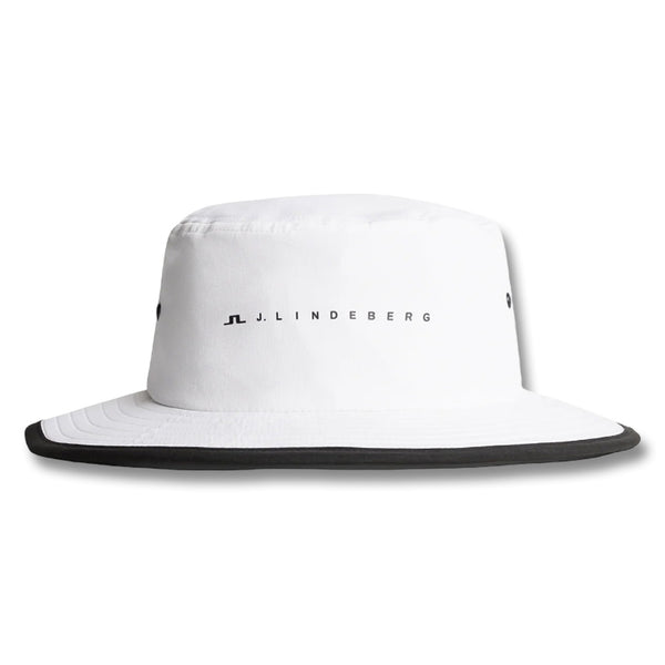 J.Lindeberg Danny Golf Bucket Hat White - SS25 Men