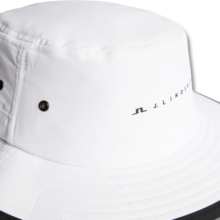 J.Lindeberg Danny Golf Bucket Hat White - SS25 Men