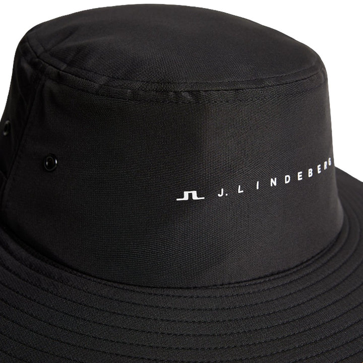 J.Lindeberg Danny Golf Bucket Hat Black - SS25 Men