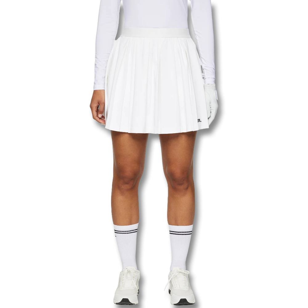 J.Lindeberg Cheryl Golf Skirt White - SH25 Women – Golfio