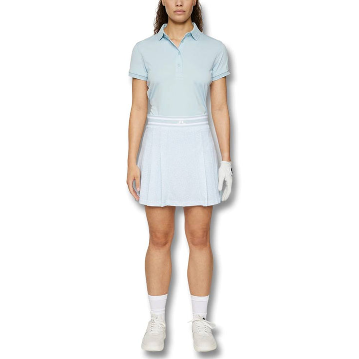 J.Lindeberg Harlow Print Golf Skirt Shadow Bridge Winter Sky - SH25 Women