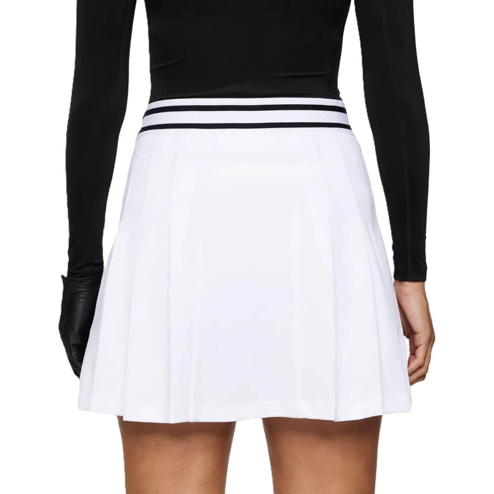 J.Lindeberg Harlow Golf Skirt White - SH25 Women – Golfio