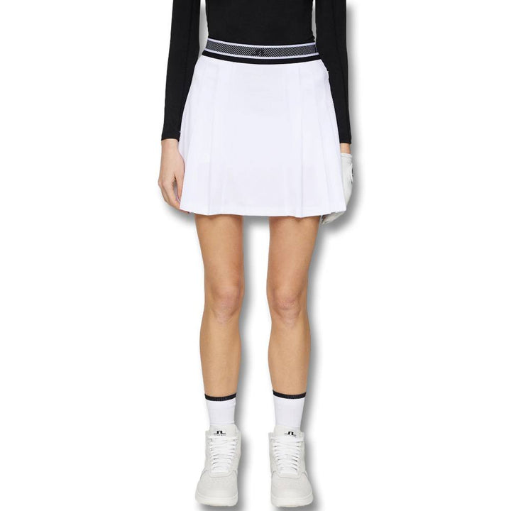 J.Lindeberg Harlow Golf Skirt White - SS25 Women