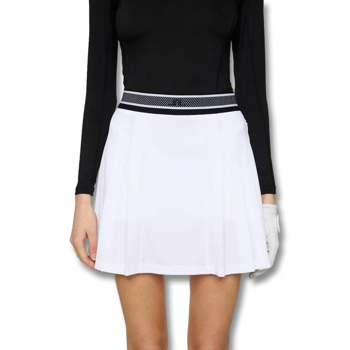 J.Lindeberg Harlow Golf Skirt White - SS25 Women
