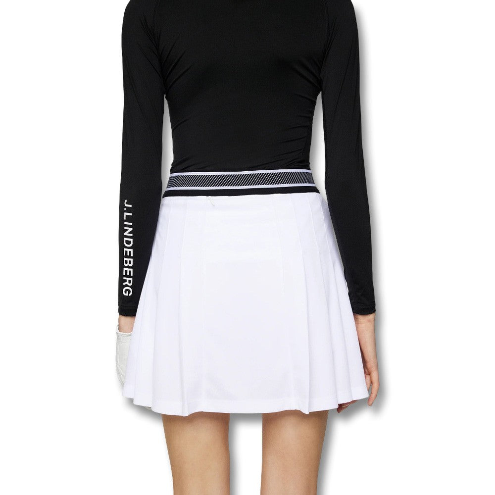 J.Lindeberg Harlow Golf Skirt White - SS25 Women – Golfio