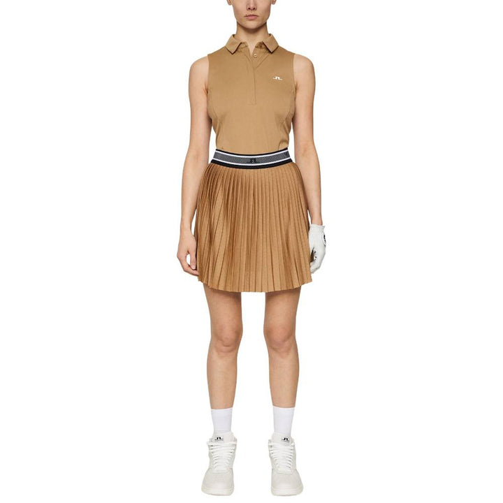 J.Lindeberg Binx Golf Skirt Tigers Eye - SS25 Women