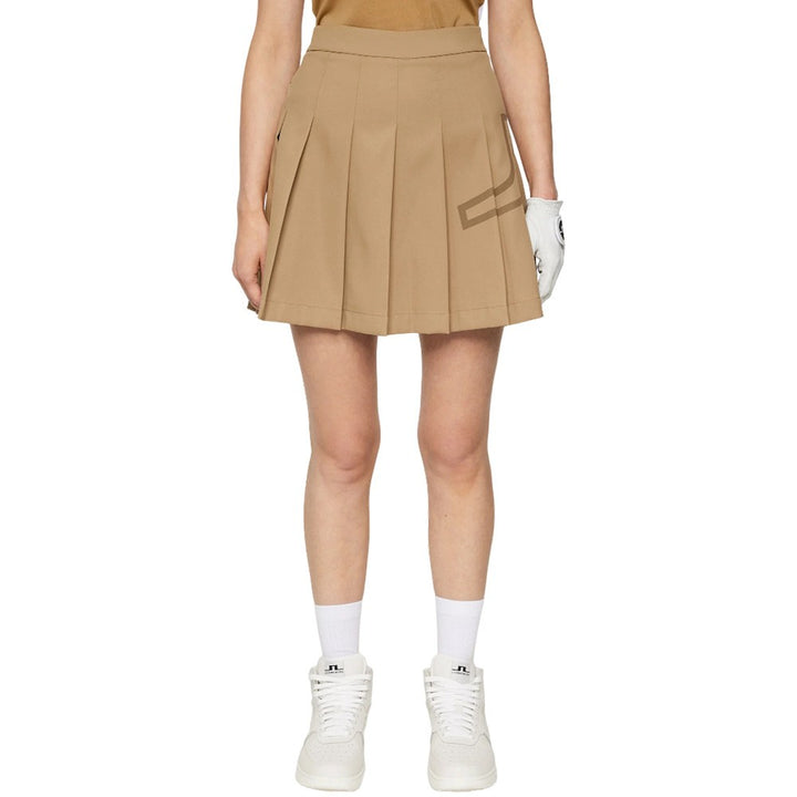 J.Lindeberg Naomi Golf Skirt Tigers Eye - SS25 Women