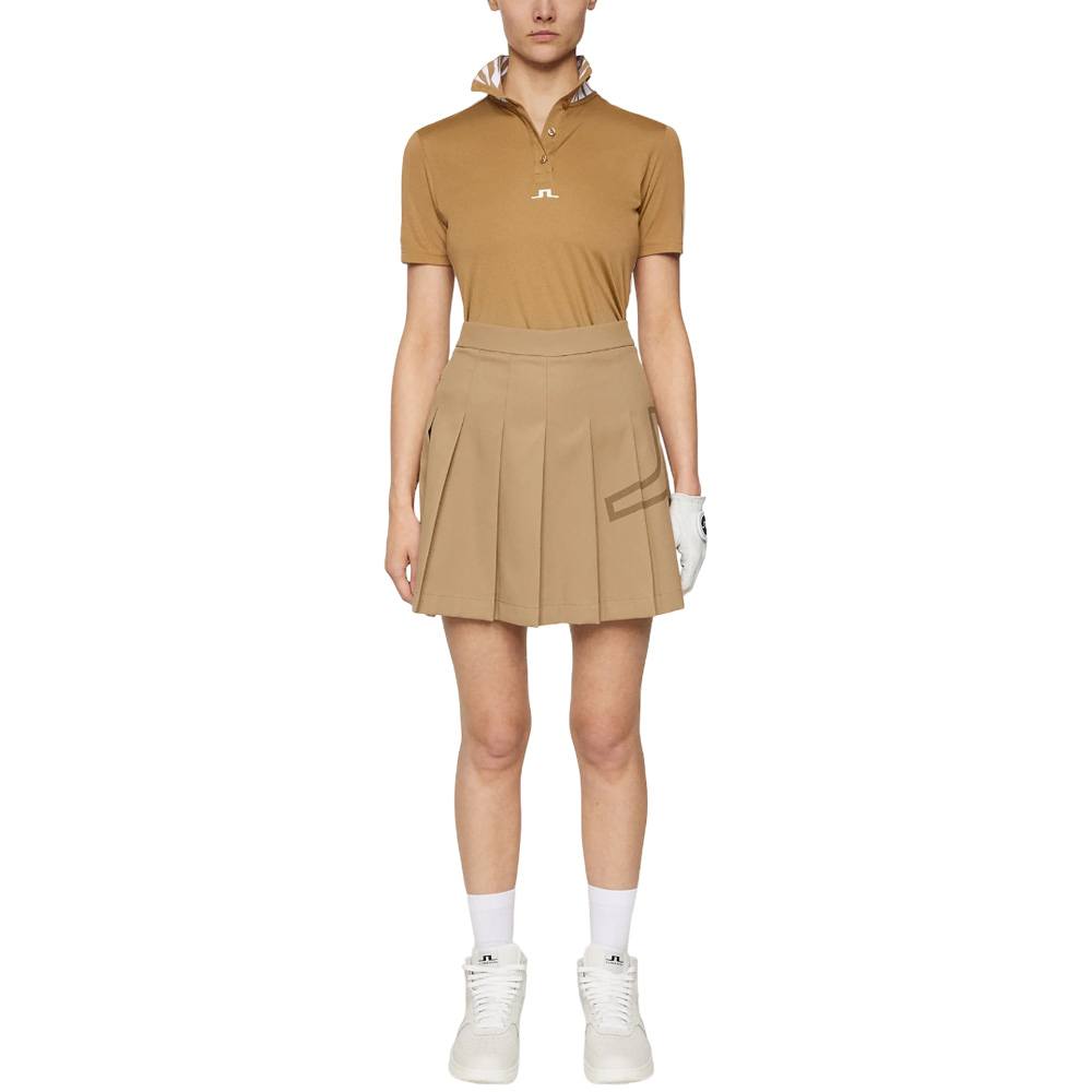 J.Lindeberg Naomi Golf Skirt Tigers Eye - SS25 Women – Golfio