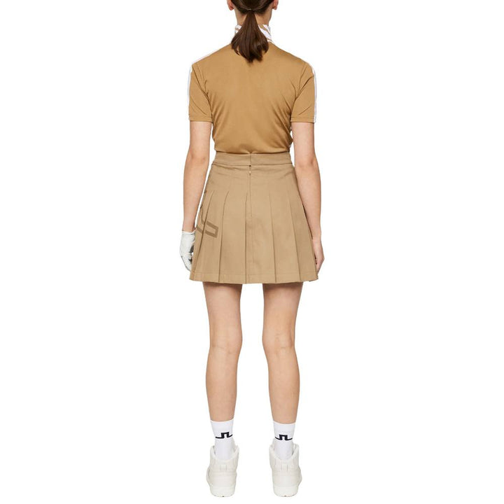 J.Lindeberg Naomi Golf Skirt Tigers Eye - SS25 Women