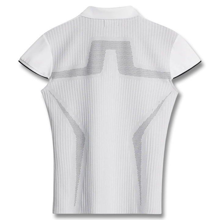 J.Lindeberg Ana Hybrid Knit Golf Polo White - SH25 Women