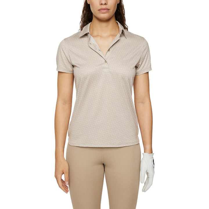 J.Lindeberg Caitlyn Golf Polo Shadow Bridge Khaki - SH25 Women