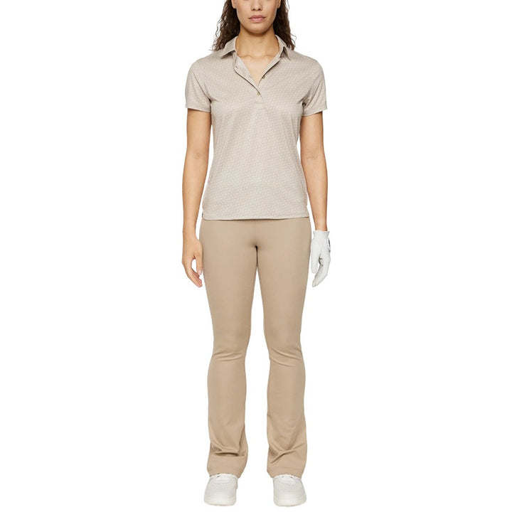 J.Lindeberg Caitlyn Golf Polo Shadow Bridge Khaki - SH25 Women