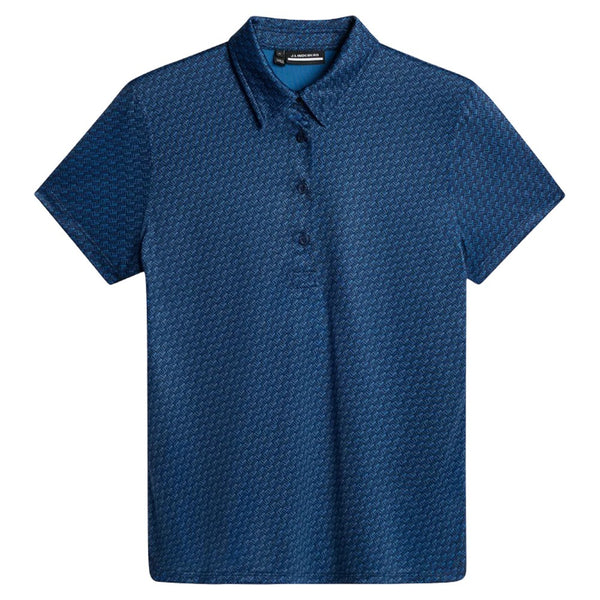 J.Lindeberg Caitlyn Golf Polo Shadow Bridge Navy - SH25 Women