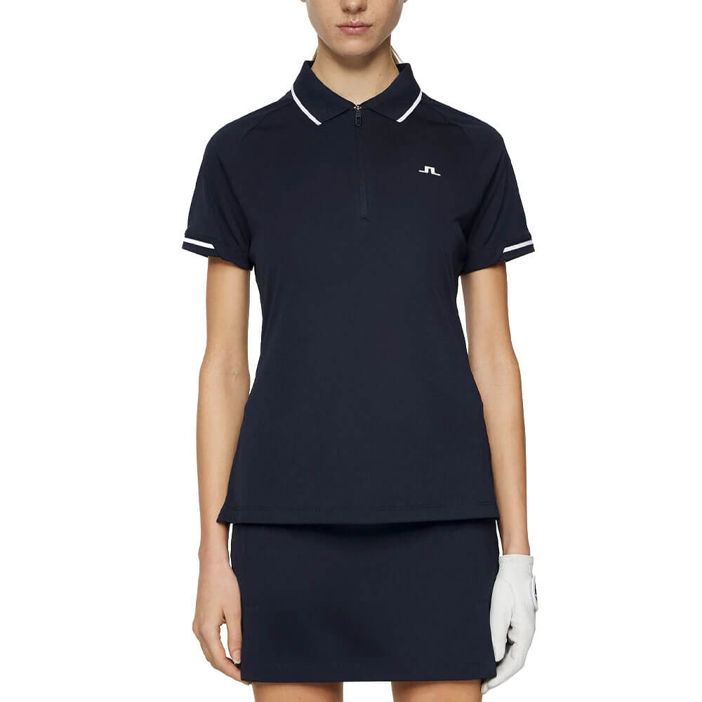 J.Lindeberg Lee Golf Polo JL Navy - SS25 Women – Golfio