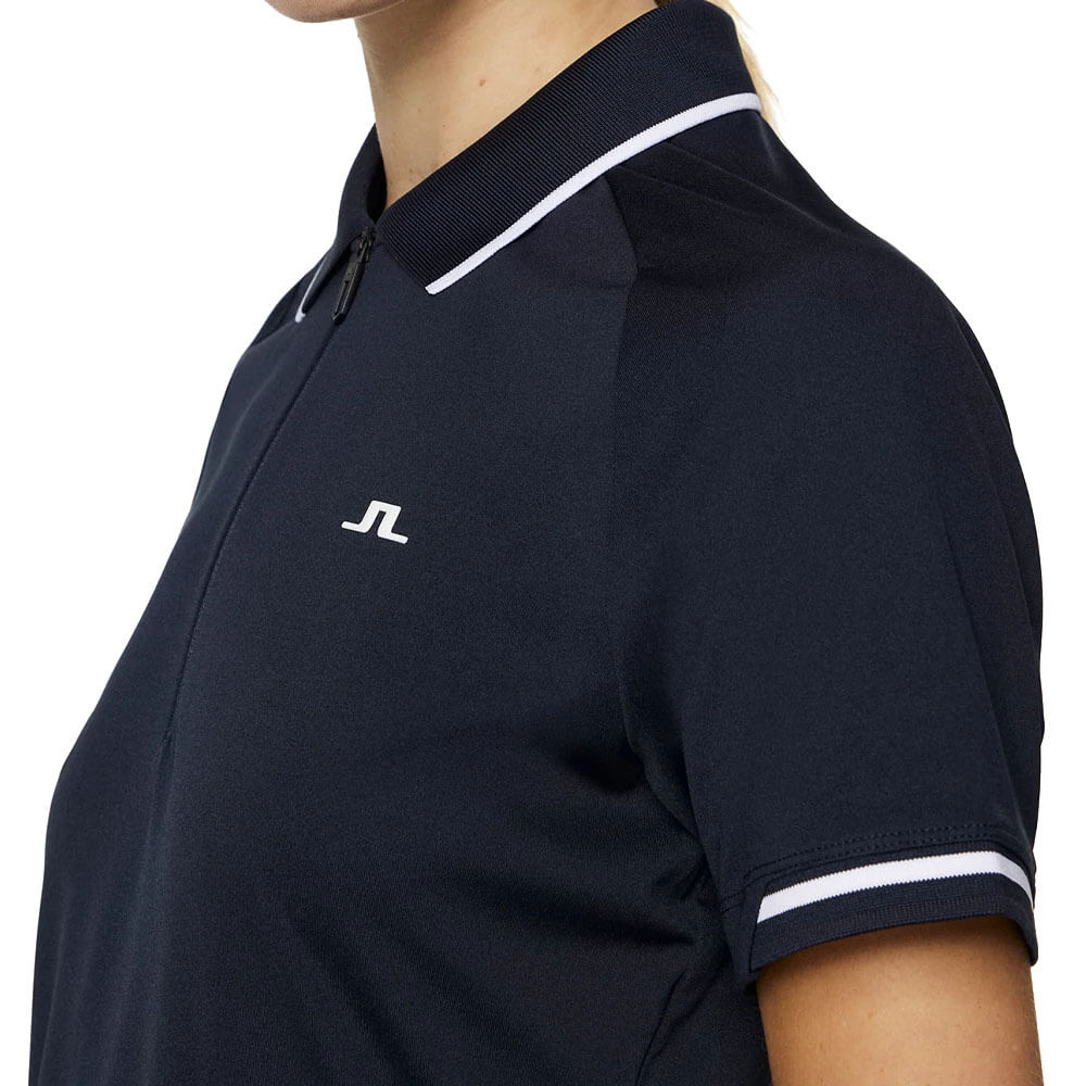 J.Lindeberg Lee Golf Polo JL Navy - SS25 Women – Golfio