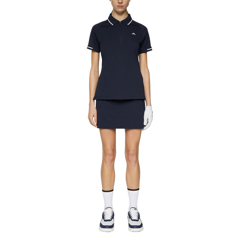 J.Lindeberg Lee Golf Polo JL Navy - SS25 Women – Golfio